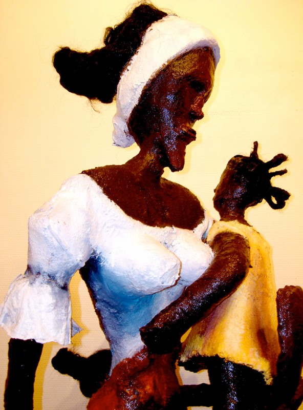 Rhode Makoumbou › Détail : «La berceuse» (2008)