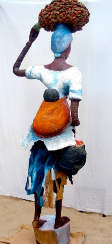 Rhode Makoumbou › Detail: «La femme du malafoutier (2)» (2010)