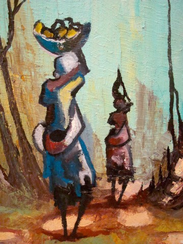 Rhode Makoumbou › Detail: «La forêt (1)» (2005)