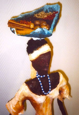 Rhode Makoumbou › Detail: «La vendeuse d'épices» (2007)
