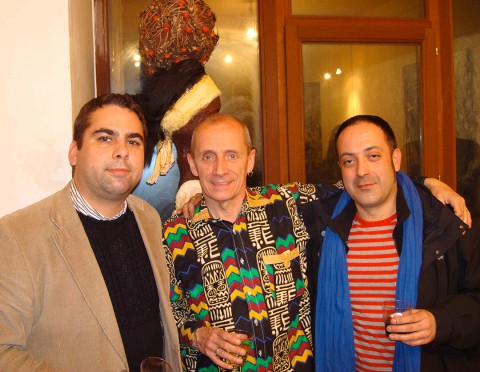07 maart 2008 › Grégoire de Perlinghi, Marc Somville et Jesus Ahedo à la Galerie Marc Dengis.