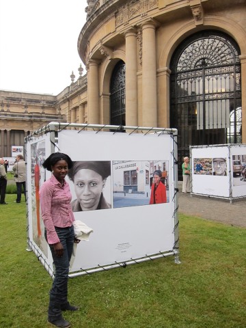 10 juin 2010 › Rhode Makoumbou au Musée royal d'Afrique centrale.