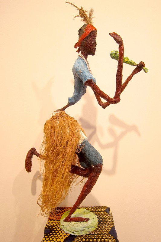 Rhode Makoumbou › Beeldhouwwerk: «La danseuse» (2013)