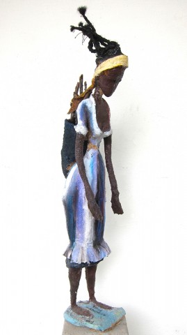 Rhode Makoumbou › Sculpture : «Le mponzi» (2008) • ID › 244