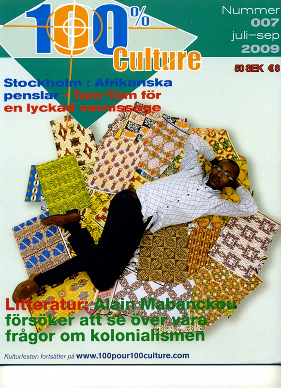Rhode Makoumbou in «100%Culture», tijdschrift n° 7 (jul 2009) • Krantenknipsel 1/3