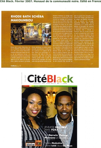 Rhode Makoumbou dans «Cité Black», magazine n° 73 (fév 2007)