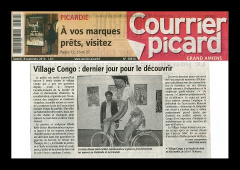 Rhode Makoumbou dans «Le Courrier picard», journal n° 20914 (sam 18 sep 2010)