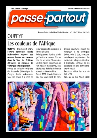 Rhode Makoumbou dans «Passe-Partout», journal n° 10 (mer 07 mar 2012)