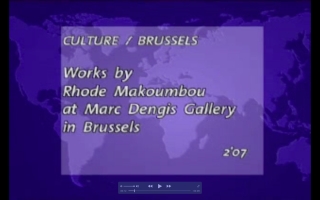 «Works by Rhode Makoumbou at Marc Dengis Gallery in Brussels» : voir Rhode Makoumbou sur TV5 Monde
